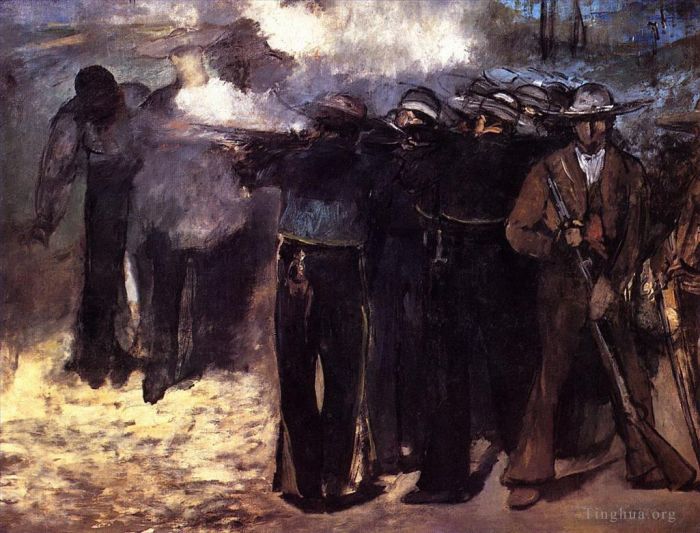 Edouard Manet Oil Painting - Execution of the Emperor Maximilian