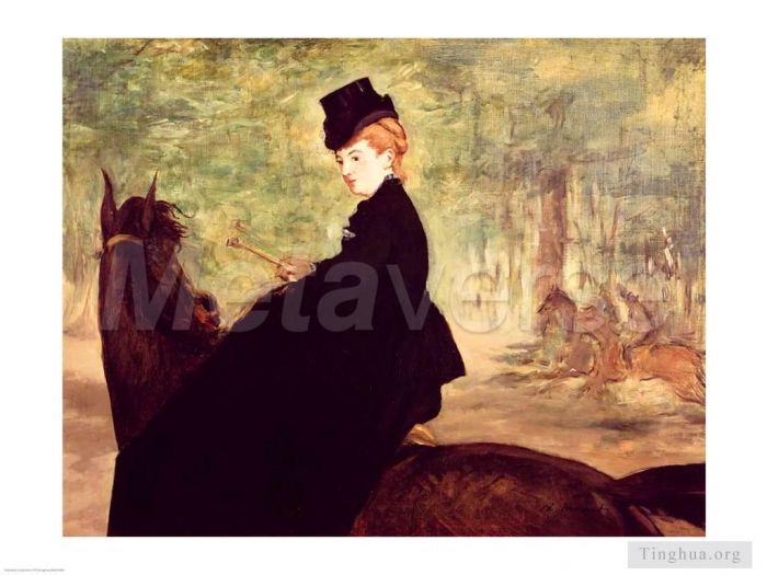Edouard Manet Oil Painting - The Horsewoman