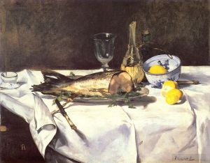 Artist Edouard Manet's Work - The salmon