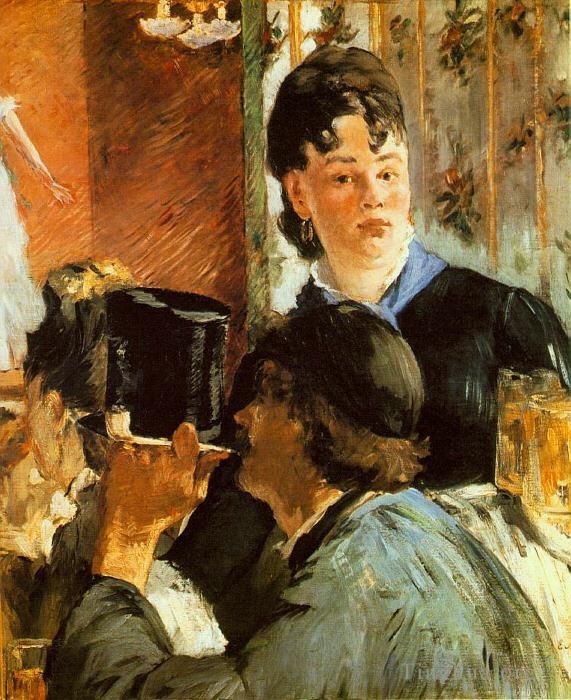 Edouard Manet Oil Painting - The Waitress