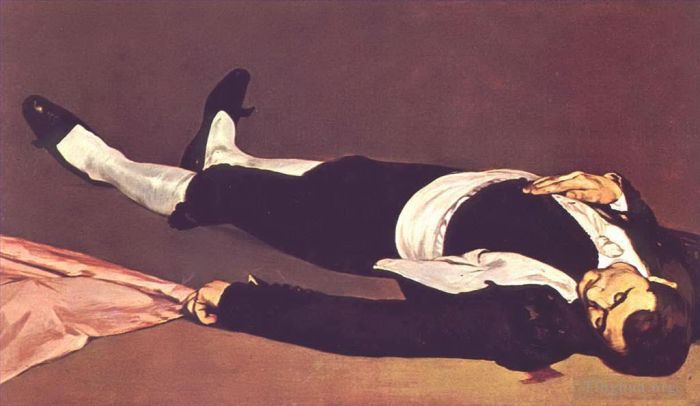 Edouard Manet Oil Painting - The dead toreador