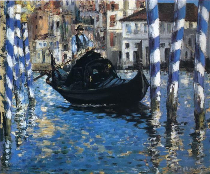 Edouard Manet Oil Painting - The grand canal of Venice