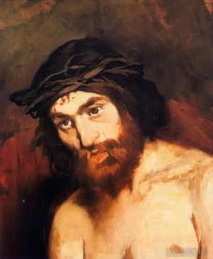 Artist Edouard Manet's Work - The head of Christ