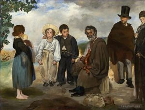 Artist Edouard Manet's Work - The old musician