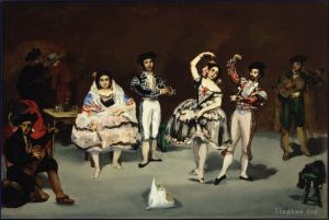 Artist Edouard Manet's Work - The spanish ballet