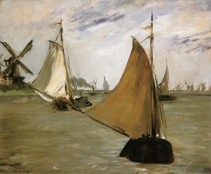 Edouard Manet Oil Painting - View of Holland
