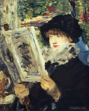 Artist Edouard Manet's Work - Woman Reading