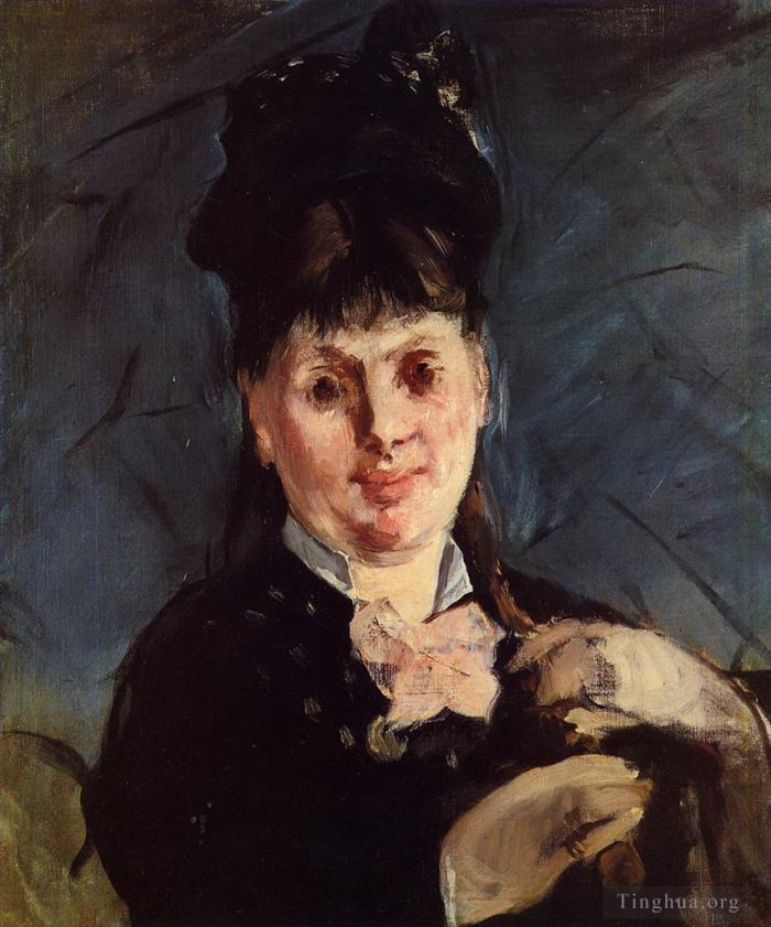 Edouard Manet Oil Painting - Woman with umbrella