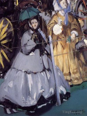 Artist Edouard Manet's Work - Women at the Races