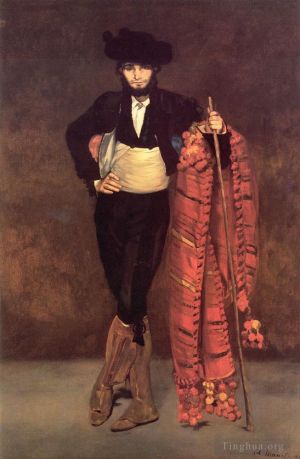 Artist Edouard Manet's Work - Young Man in the Costume of a Majo
