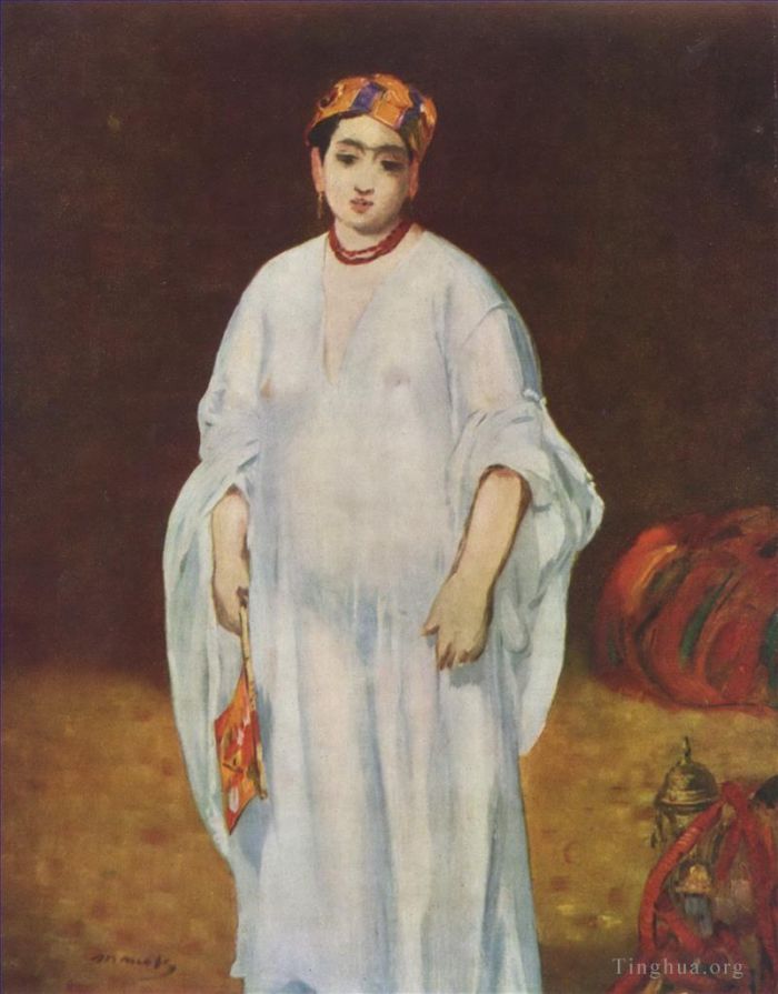 Edouard Manet Oil Painting - Young Woman in Oriental Garb