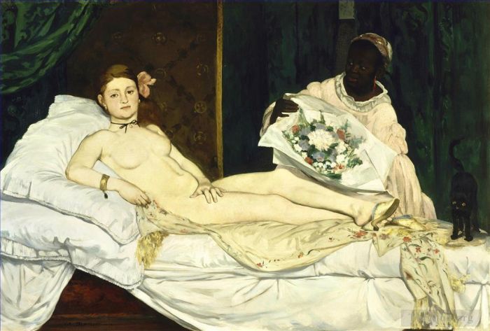 Edouard Manet Oil Painting - Olympia