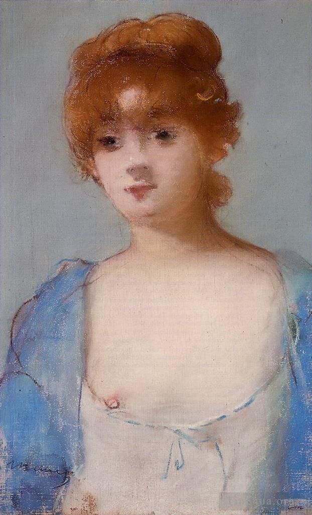 Edouard Manet Various Paintings - Young woman in a negligee