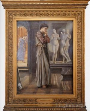 Artist Edward Burne-Jones's Work - Pygmalion and the Image I The Heart Desires