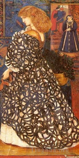 Edward Burne-Jones Oil Painting - Sidonia Von Bork