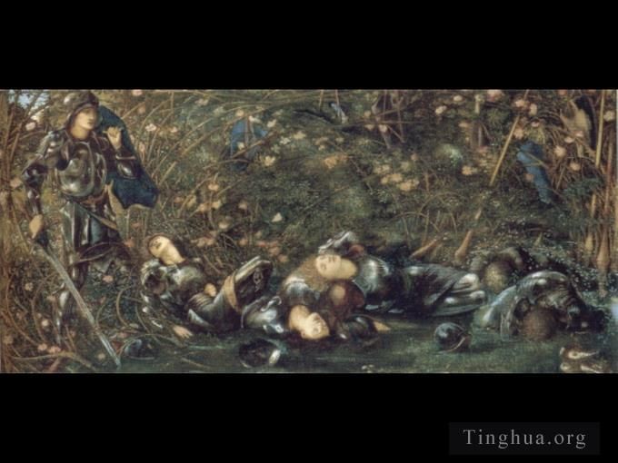 Edward Burne-Jones Oil Painting - The Briar Rose The Briar Wood