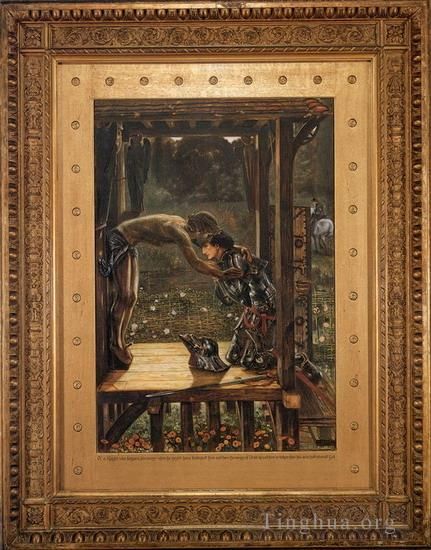 Edward Burne-Jones Oil Painting - The Merciful Knight