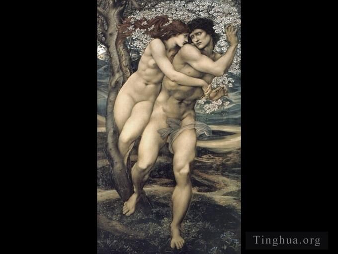 Edward Burne-Jones Oil Painting - The Tree of Forgiveness