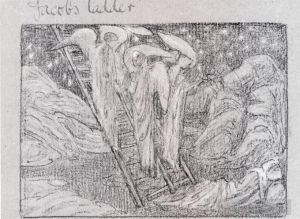 Artist Edward Burne-Jones's Work - Jacobs Ladder
