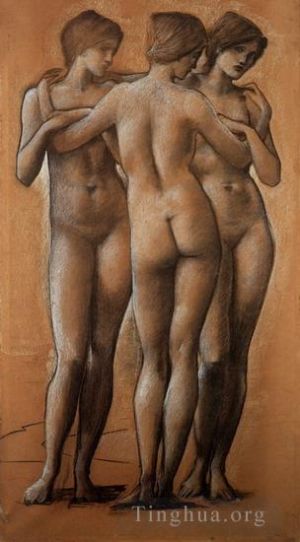 Artist Edward Burne-Jones's Work - The Three Graces