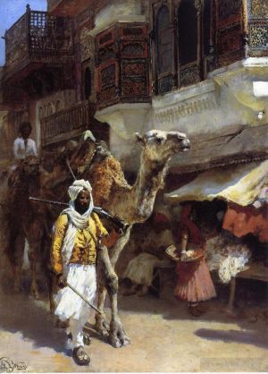 Artist Edwin Lord Weeks's Work - Man Leading a Camel