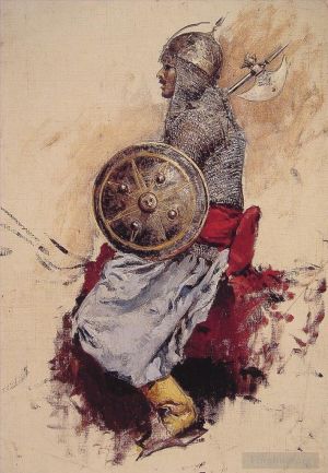 Artist Edwin Lord Weeks's Work - Man in Armour