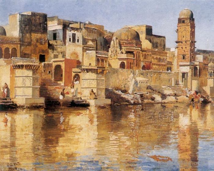 Edwin Lord Weeks Oil Painting - Muttra
