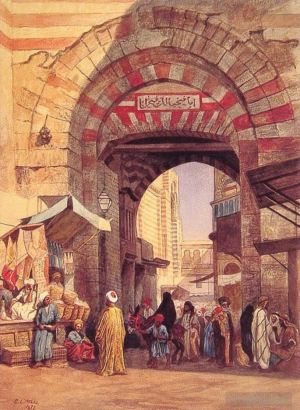 Artist Edwin Lord Weeks's Work - The Moorish Bazaar