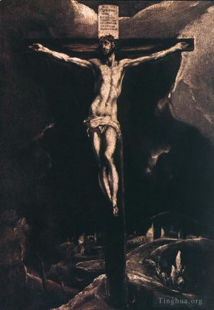 Artist El Greco's Work - Christ on the Cross 158Spanish