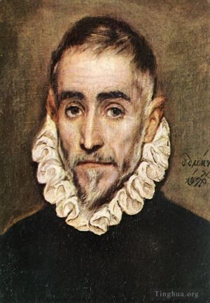 Antique Oil Painting - Portrait of an Elder Nobleman 1584