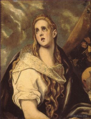 Artist El Greco's Work - The Penitent Magdalen