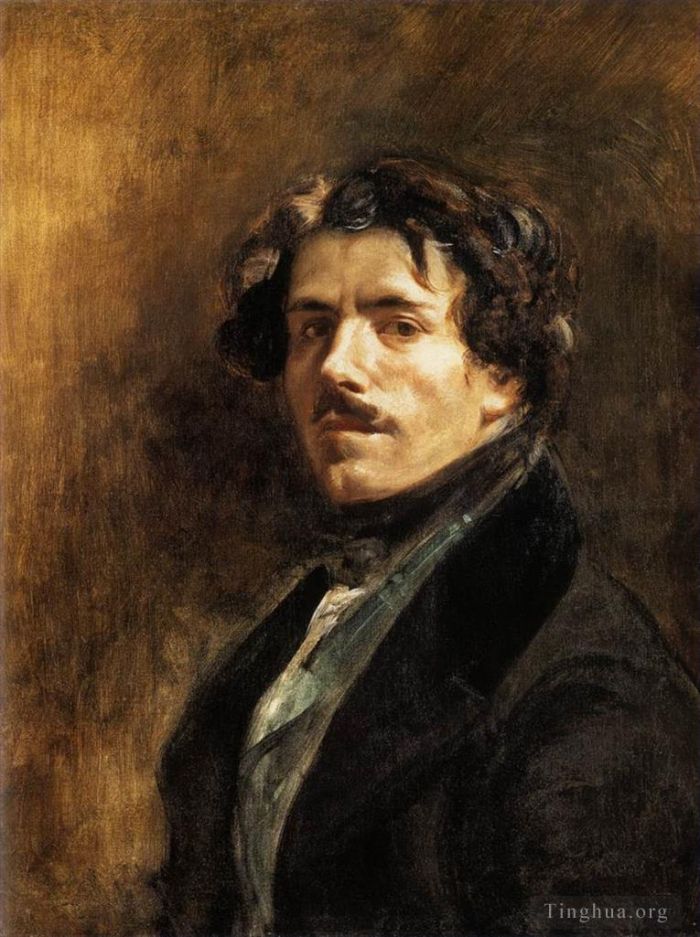 Eugene Delacroix Oil Painting - Self Portrait