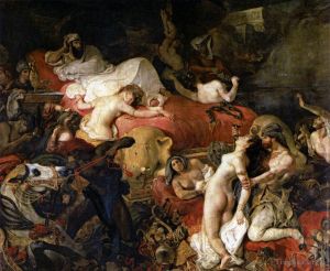 Artist Eugene Delacroix's Work - The Death of Sardanapalus
