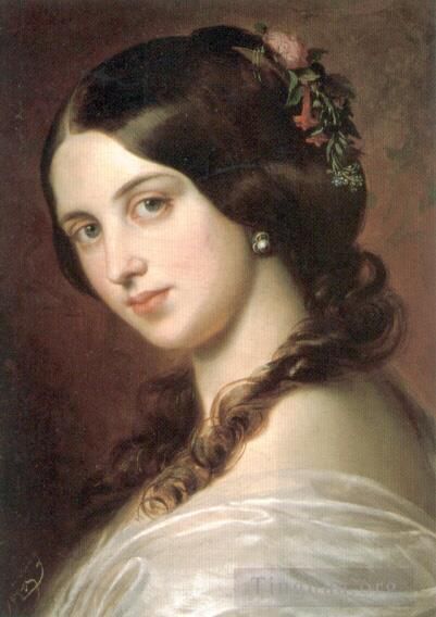 Eugene de Blaas Oil Painting - Madchenbildnis lady