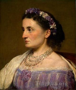 Henri Fantin-Latour Oil Painting - Duchess de Fitz James 1867