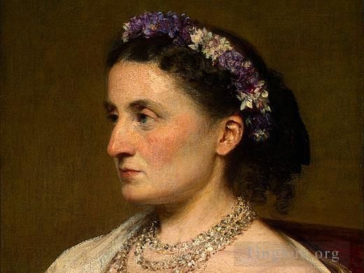 Henri Fantin-Latour Oil Painting - Duchess de Fitz James 186detail1