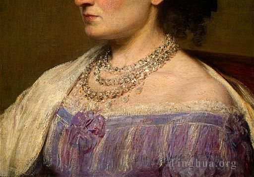 Henri Fantin-Latour Oil Painting - Duchess de Fitz James 186detail3