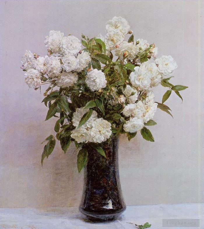 Henri Fantin-Latour Oil Painting - Fairy Roses