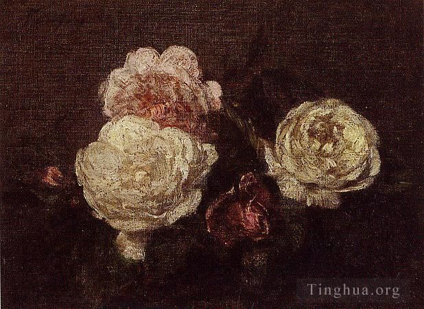 Henri Fantin-Latour Oil Painting - Flowers Roses2