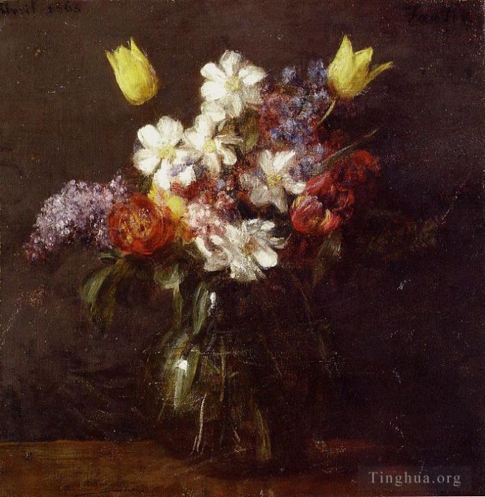 Henri Fantin-Latour Oil Painting - Flowers5