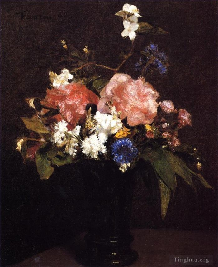 Henri Fantin-Latour Oil Painting - Flowers7