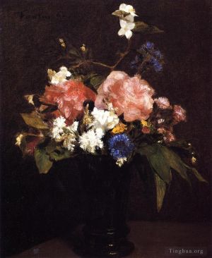 Artist Henri Fantin-Latour's Work - Flowers7