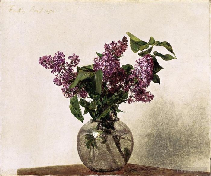 Henri Fantin-Latour Oil Painting - Lilacs