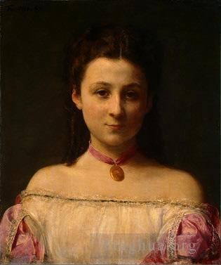 Henri Fantin-Latour Oil Painting - Mademoiselle de Fitz James 1867