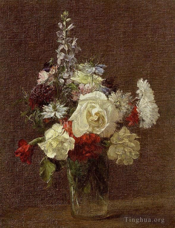 Henri Fantin-Latour Oil Painting - Mixed Flowers