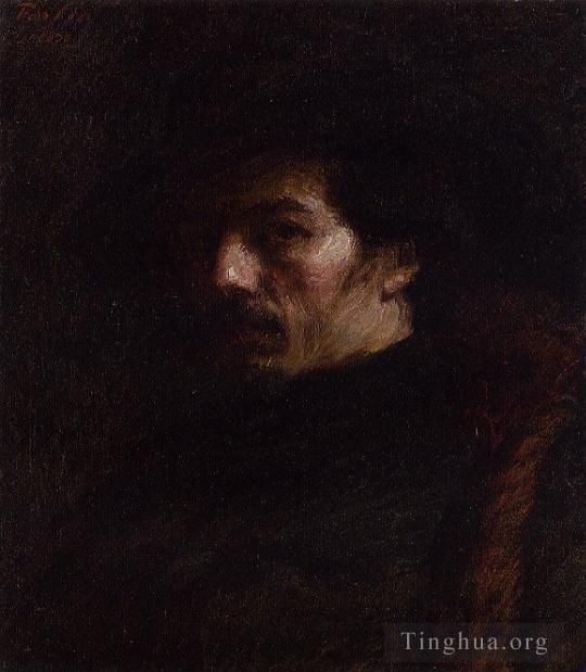 Henri Fantin-Latour Oil Painting - Portrait of Alphonse Legros