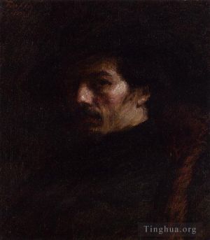 Artist Henri Fantin-Latour's Work - Portrait of Alphonse Legros