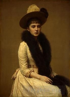 Artist Henri Fantin-Latour's Work - Portrait of Sonia 1890