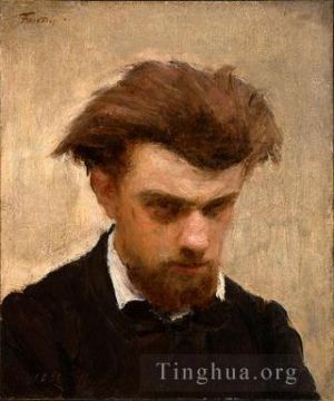 Artist Henri Fantin-Latour's Work - Self Portrait 1861
