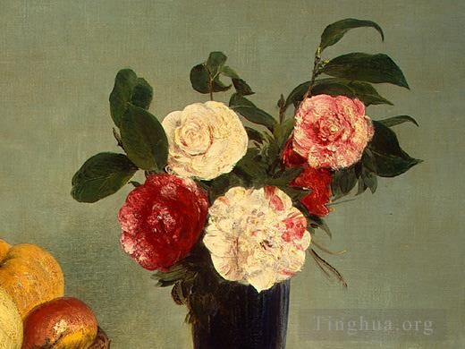 Henri Fantin-Latour Oil Painting - Still Life 1866detail4